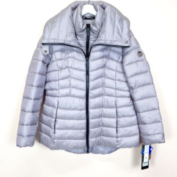 Bernardo | Jackets & Coats | Nwt Bernardo Puffer Coat Eco Plume Gray ...